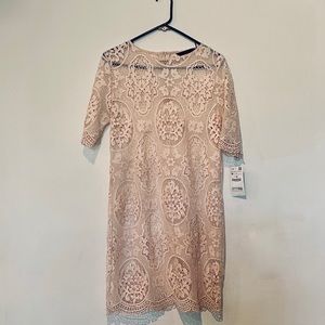 Zara short sleeve lace dress